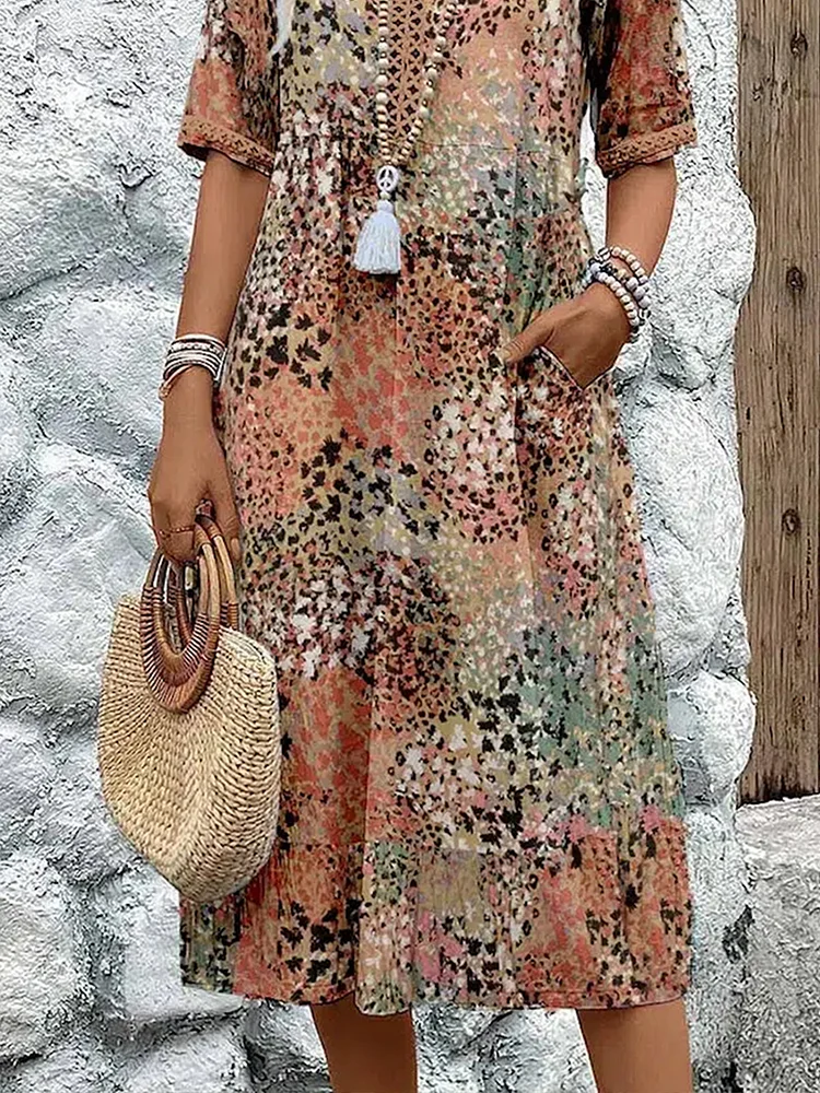 Gloria | Vibrant Midi Dress