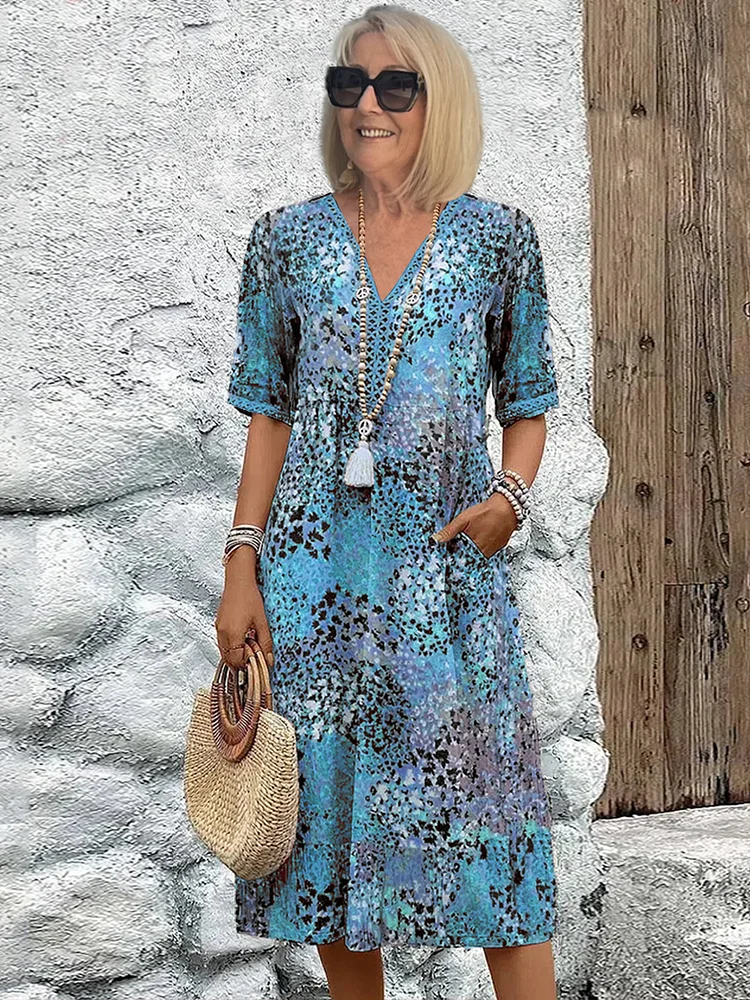Gloria | Vibrant Midi Dress