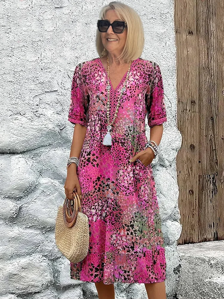 Gloria | Vibrant Midi Dress