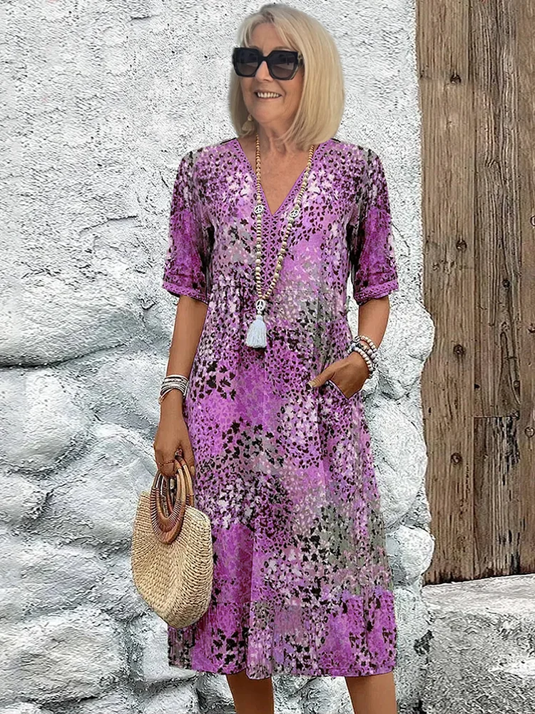 Gloria | Vibrant Midi Dress