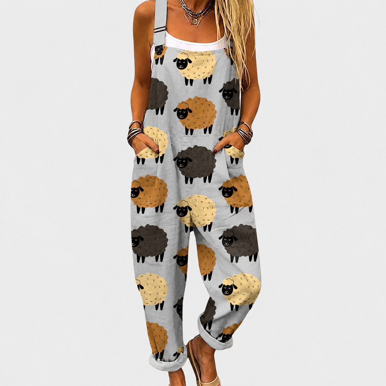 Comfortable Printed Jumpsuit