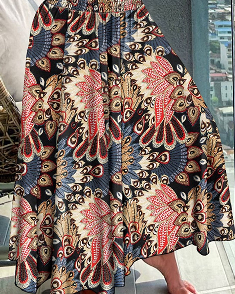Tina | Stylish Long Floral Skirt for Women
