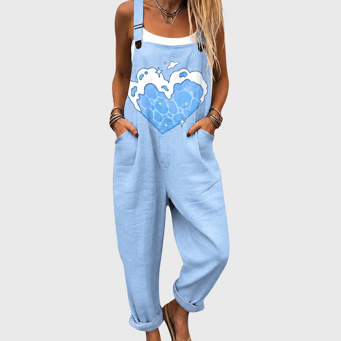 Comfortable Printed Jumpsuit