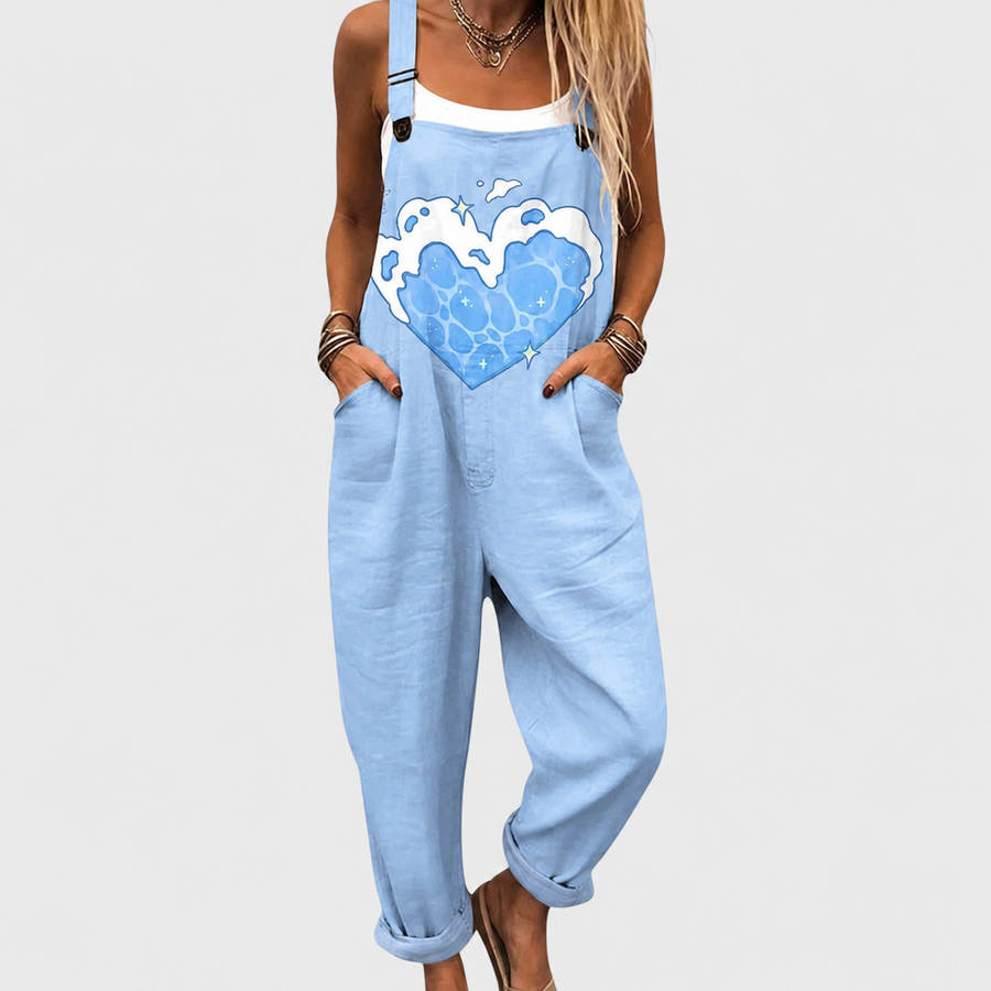 Comfortable Printed Jumpsuit