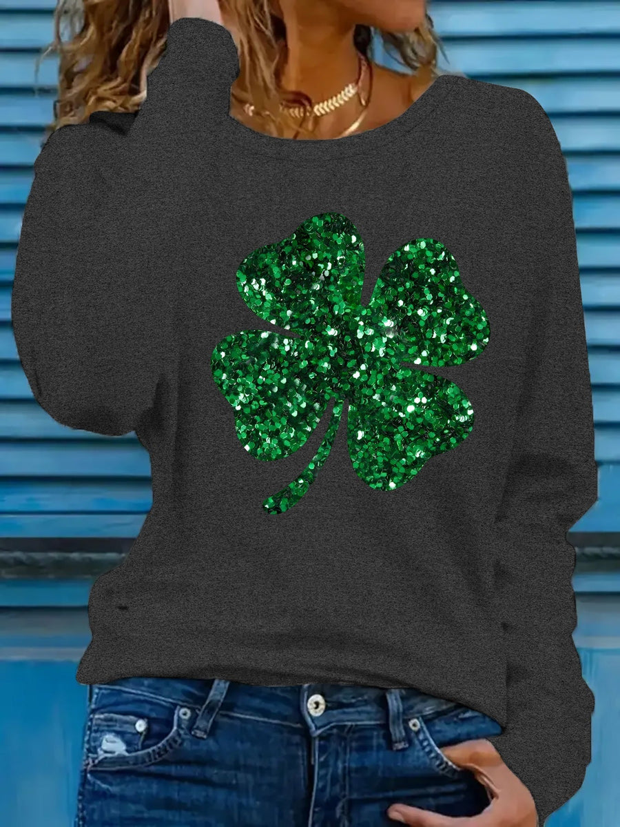 Emery - Clover Print Sweatshirt