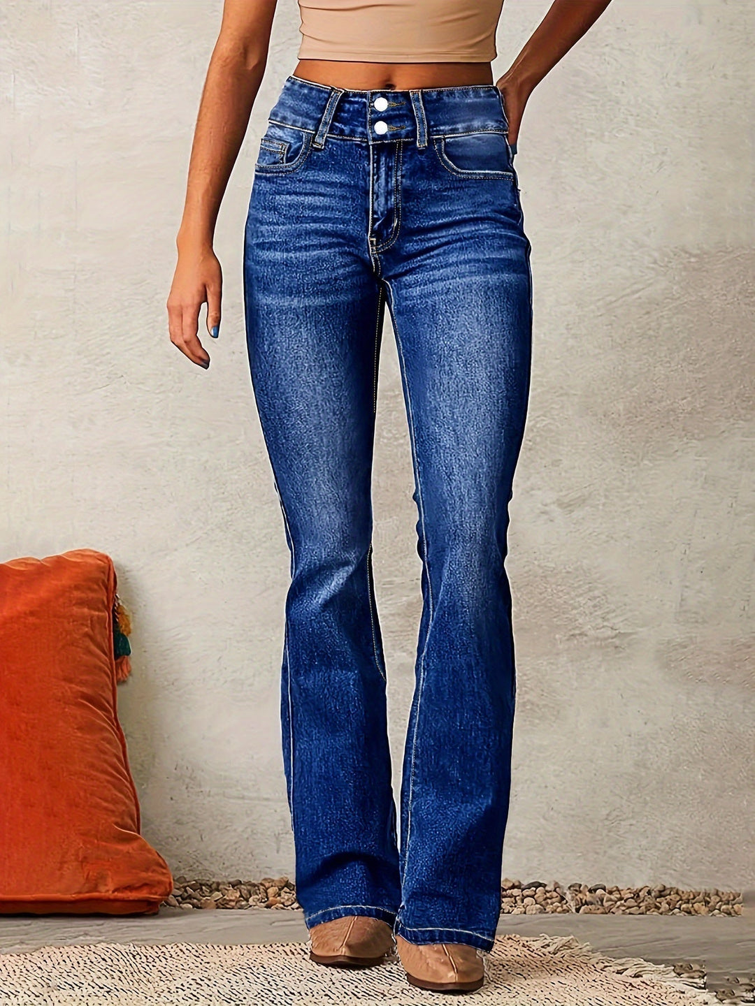 Liva | High Waisted Flared Pants