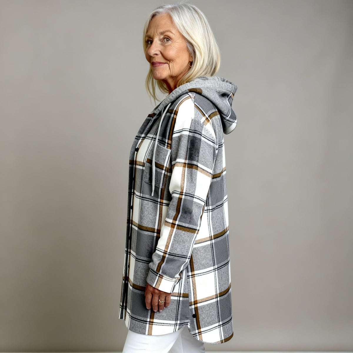 MARTINA | WOMEN'S MESH BUTTON PLACKET JACKET