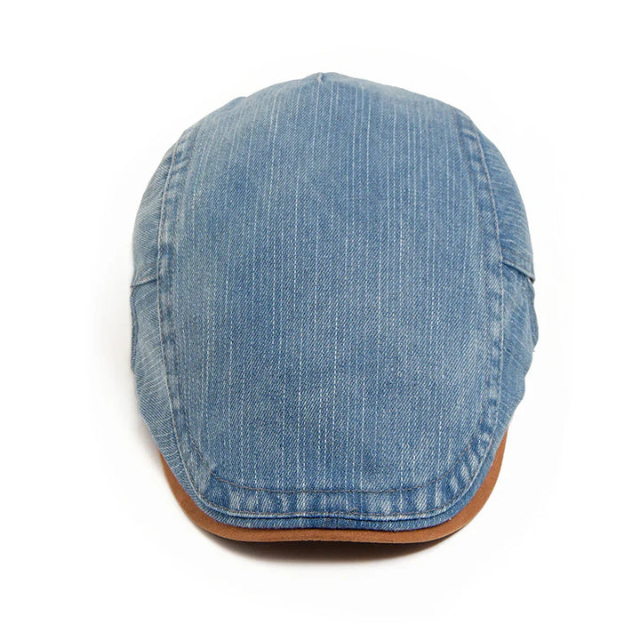 Theo™| Denim Flat Cap