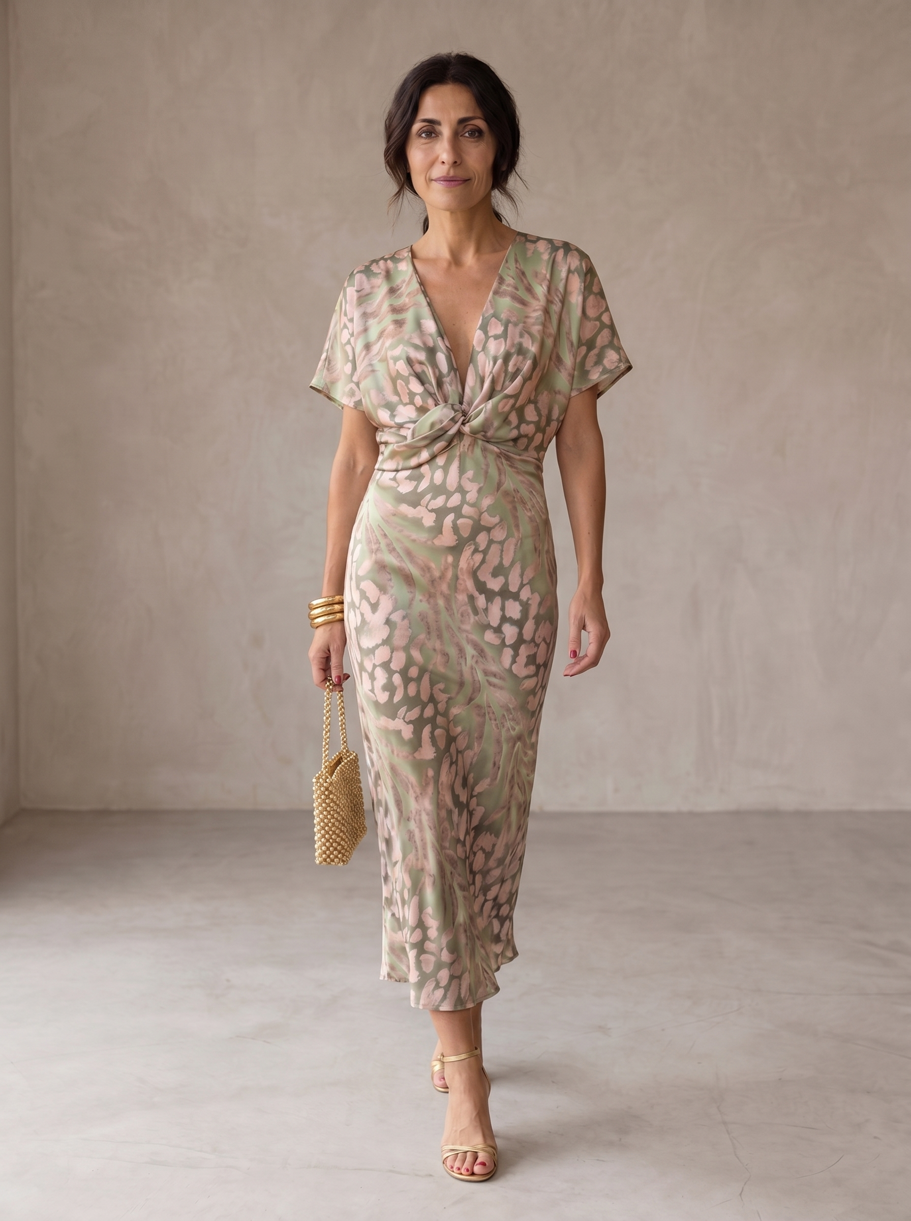 Antonella | Elegant dress in lightweight and fluid fabric