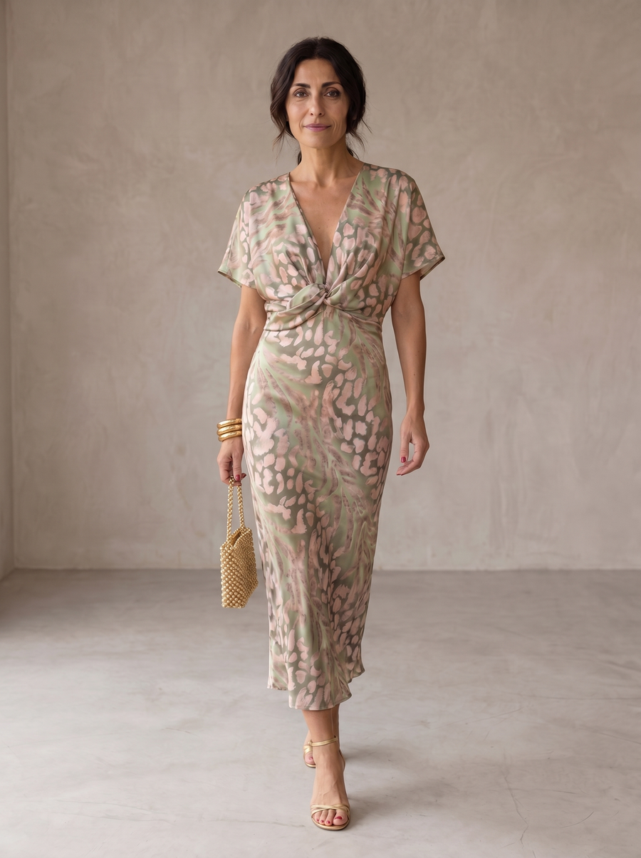Antonella | Elegant dress in lightweight and fluid fabric