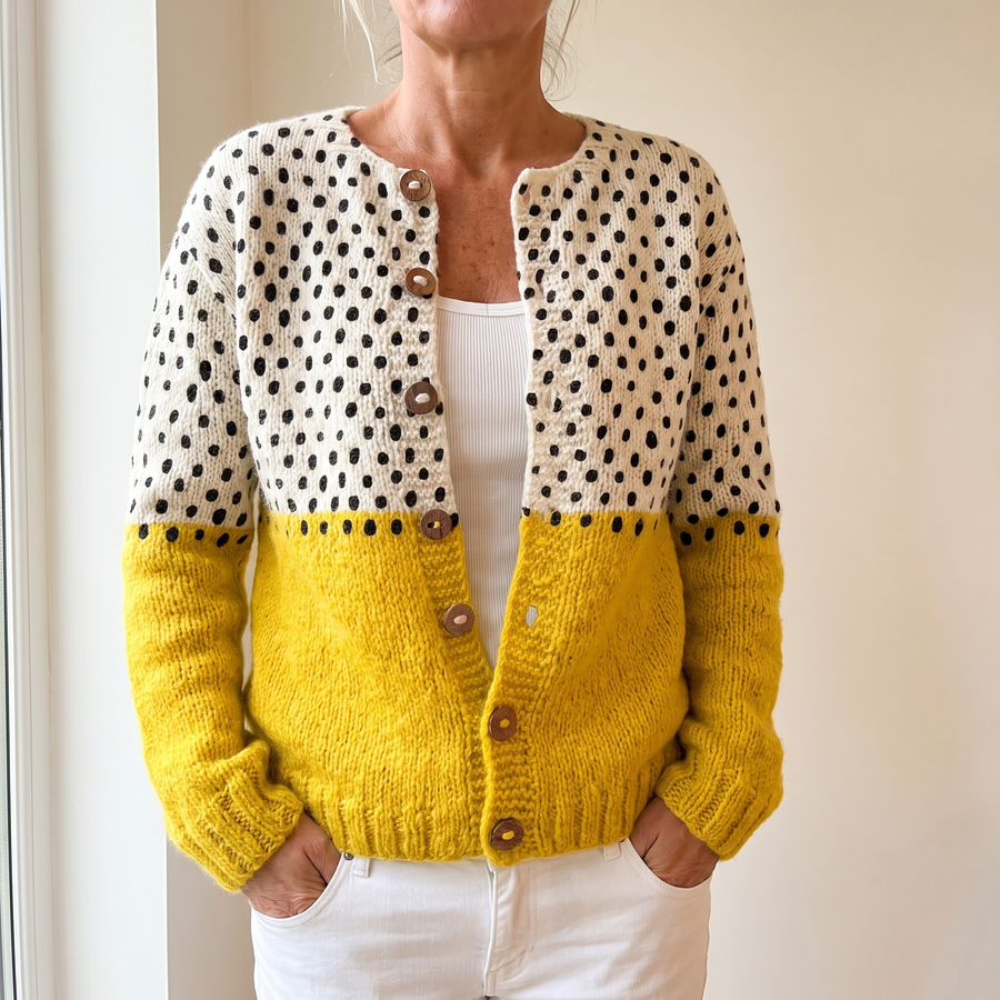 Junella™ | Vintage Knit Cardigan Sweater