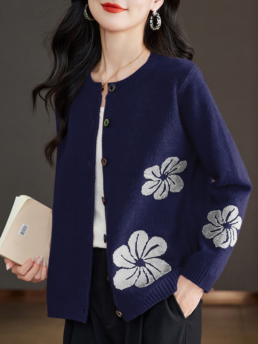THE SERAPHINE | FLORAL KNIT