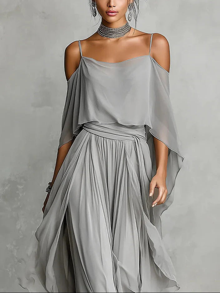 Isabela | Gray Fluid Set