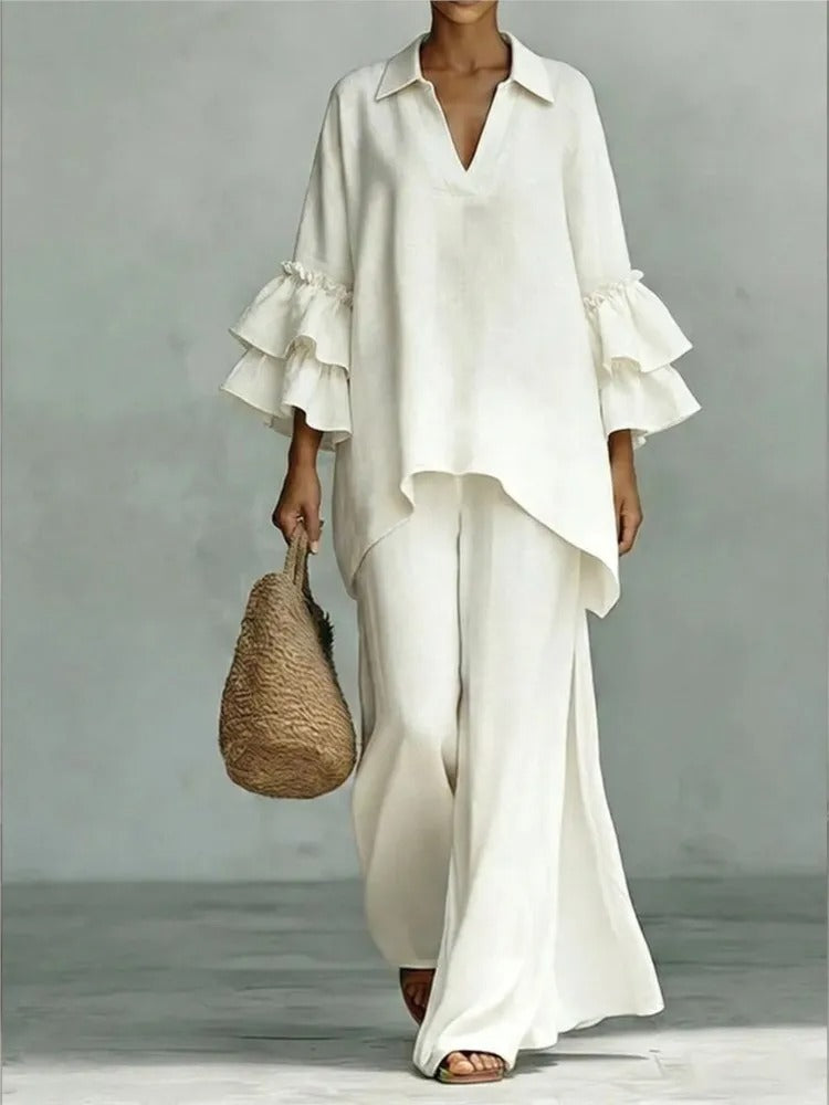 Alba Cotton and Linen Elegant Movement Set