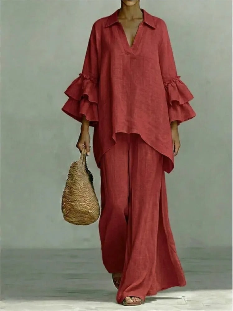 Alba Cotton and Linen Elegant Movement Set