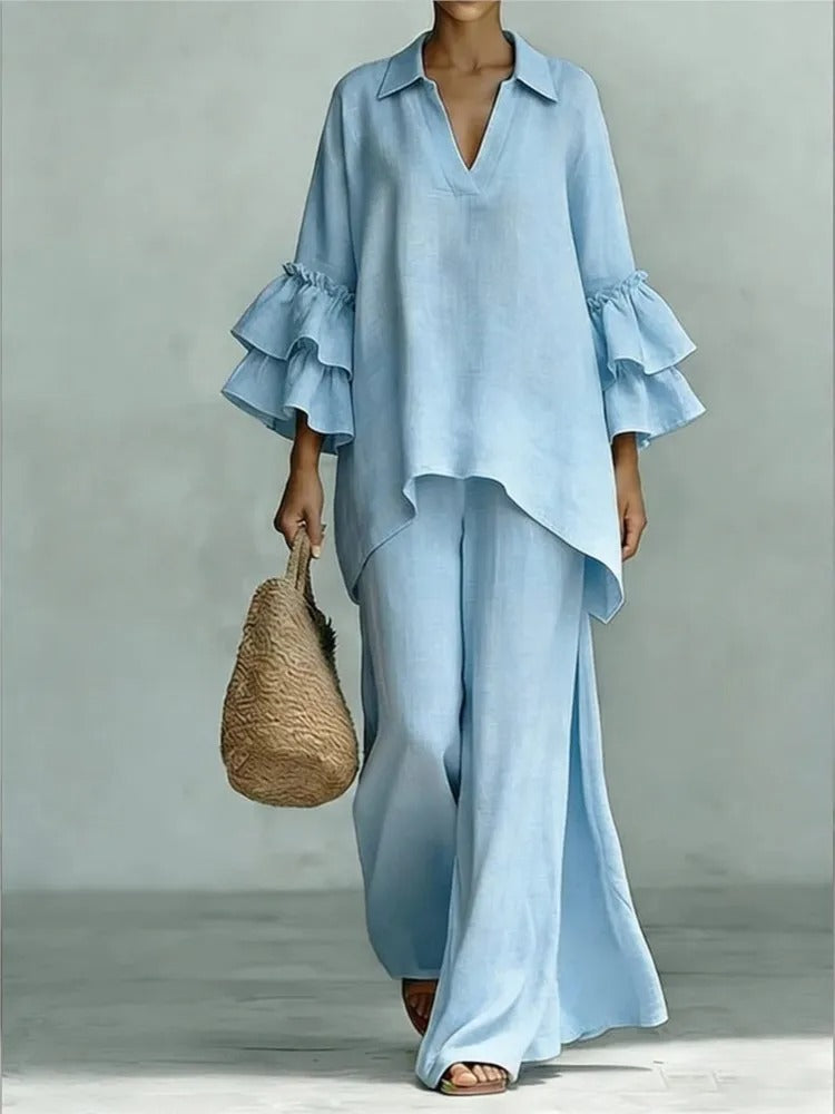 Alba Cotton and Linen Elegant Movement Set