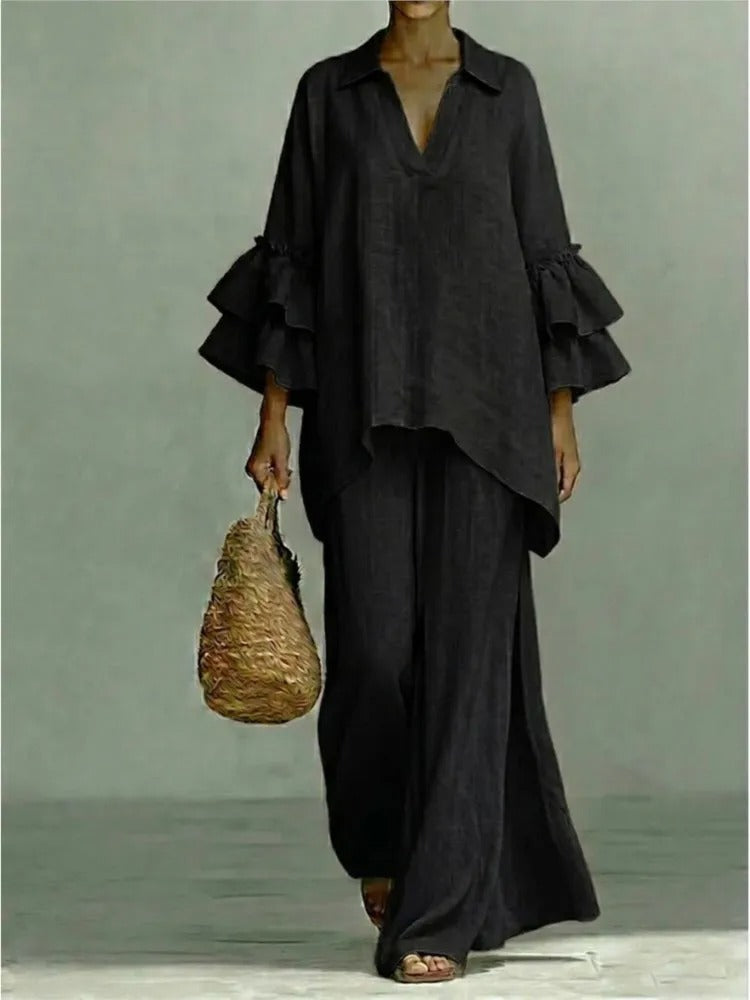 Alba Cotton and Linen Elegant Movement Set