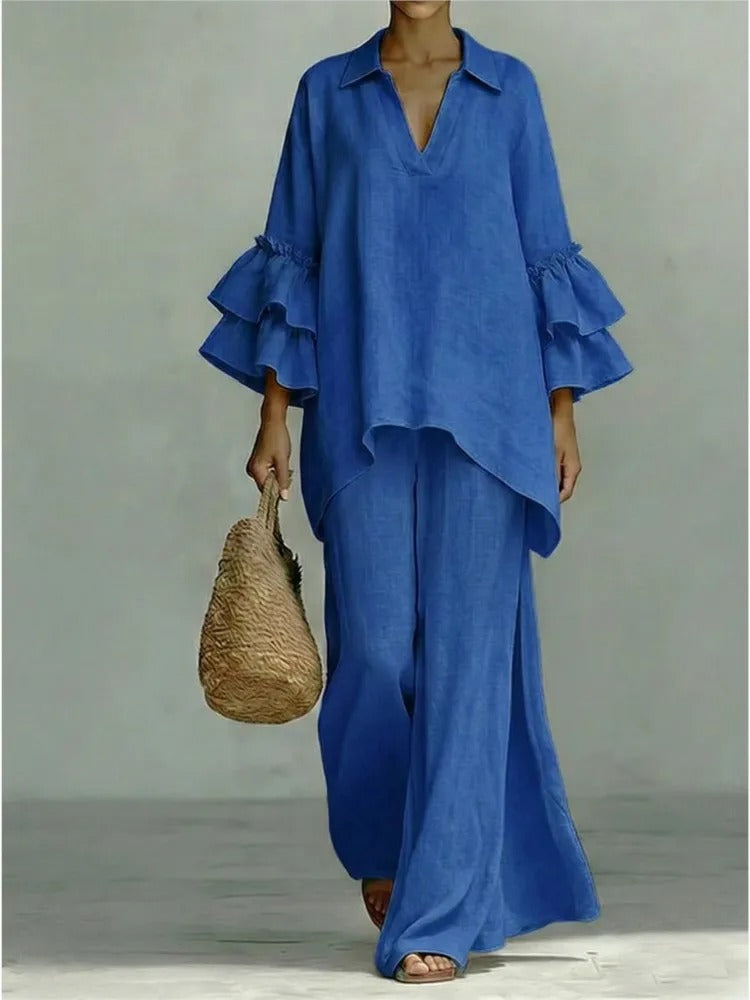 Alba Cotton and Linen Elegant Movement Set