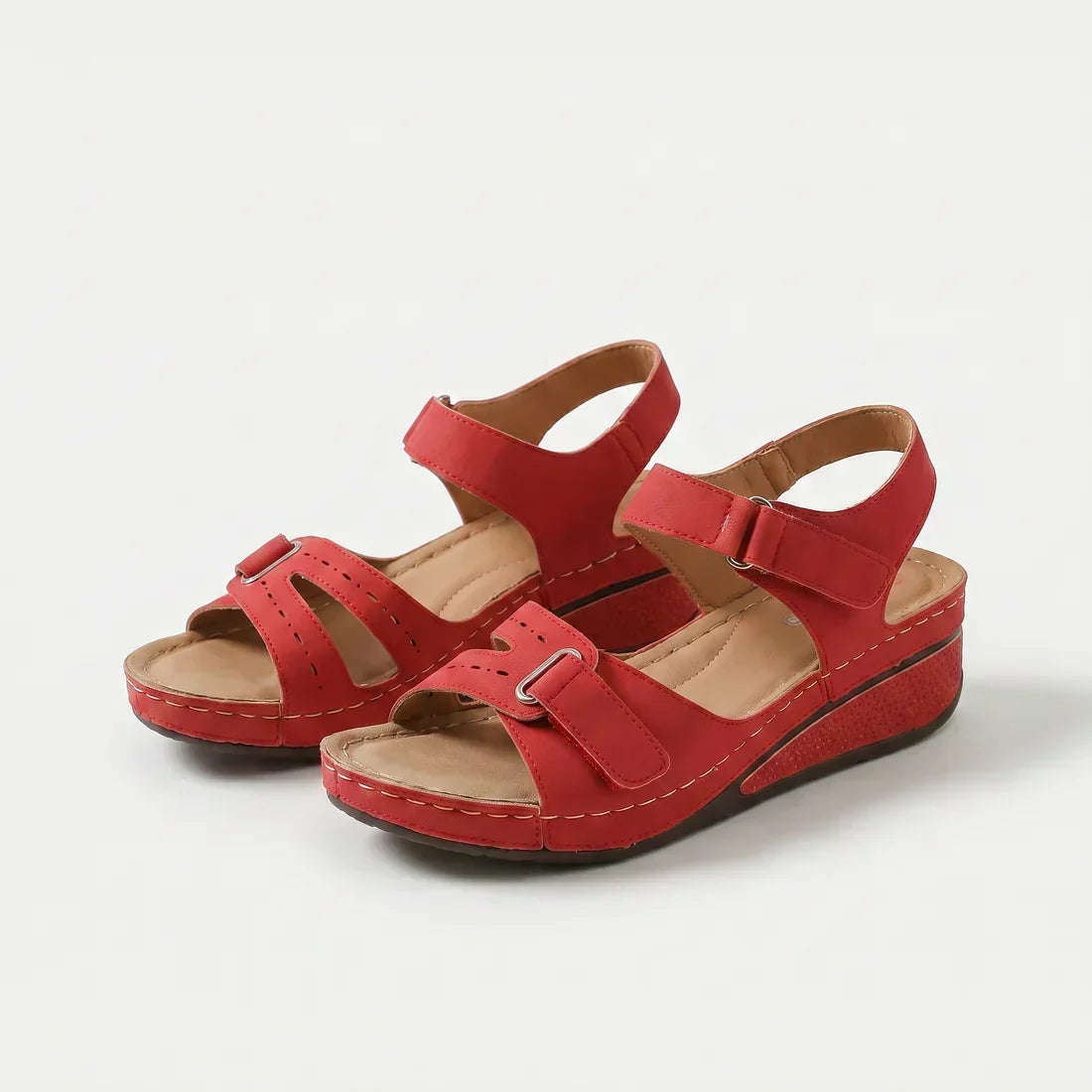 Coralie | Cushioned Comfort Wedge Sandals
