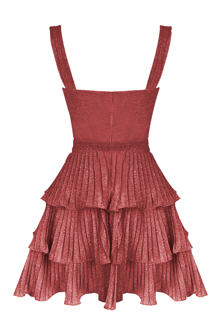 Faridah | Shiny Star Cutout Mini Dress