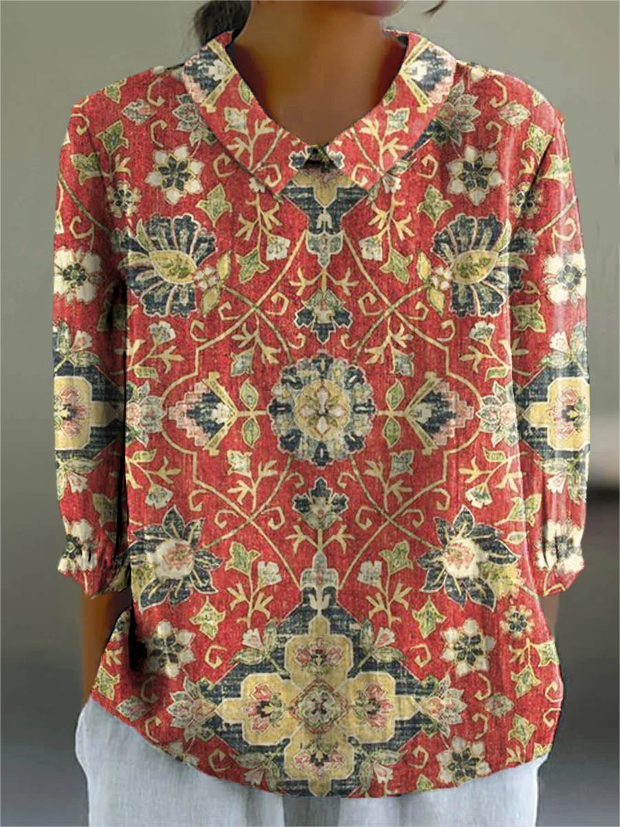 Mia Gathered Shoulder Blouse
