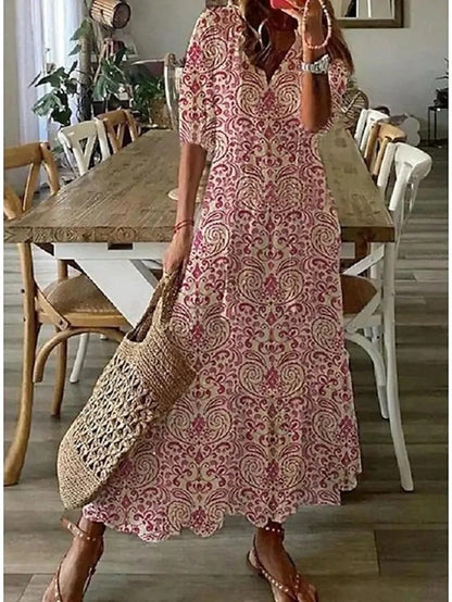 Stine | Boho-inspired A-line Dress